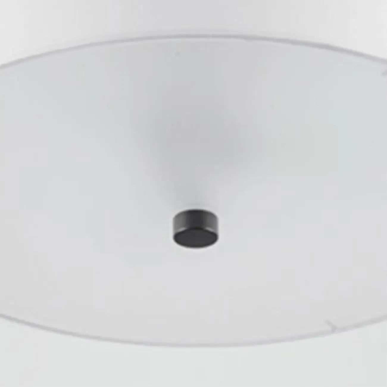 Plafonnier semi-encastré cylindrique moderne à LED pour salon