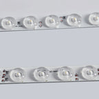 Plafonnier LED rond doré élégant