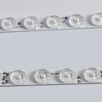 Plafonnier LED rond doré élégant