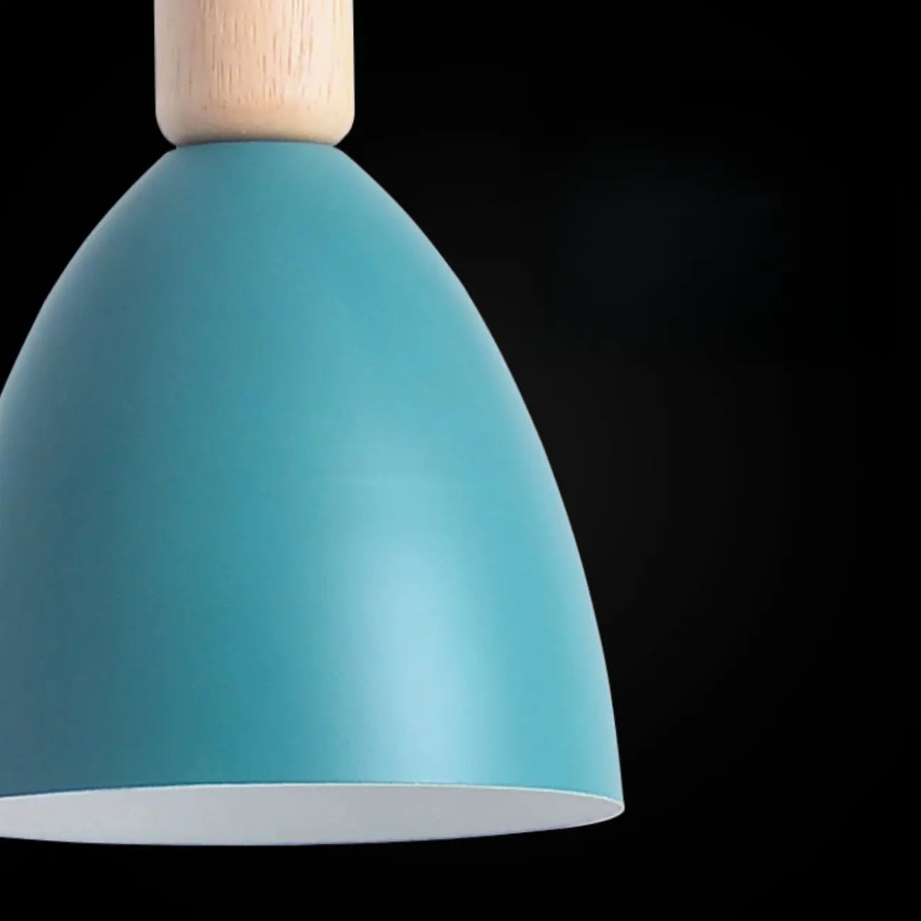 Lampada a sospensione da isola a 3 luci, in metallo a forma di cono, moderna, per cucina