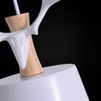 Lampada a sospensione da isola a 3 luci, in metallo a forma di cono, moderna, per cucina