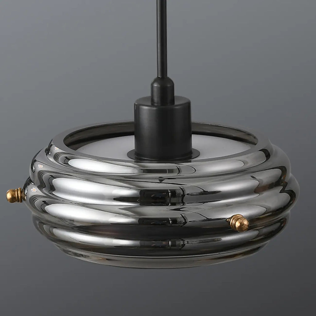 Suspension moderne en métal avec abat-jour cylindrique réglable pour îlot de cuisine