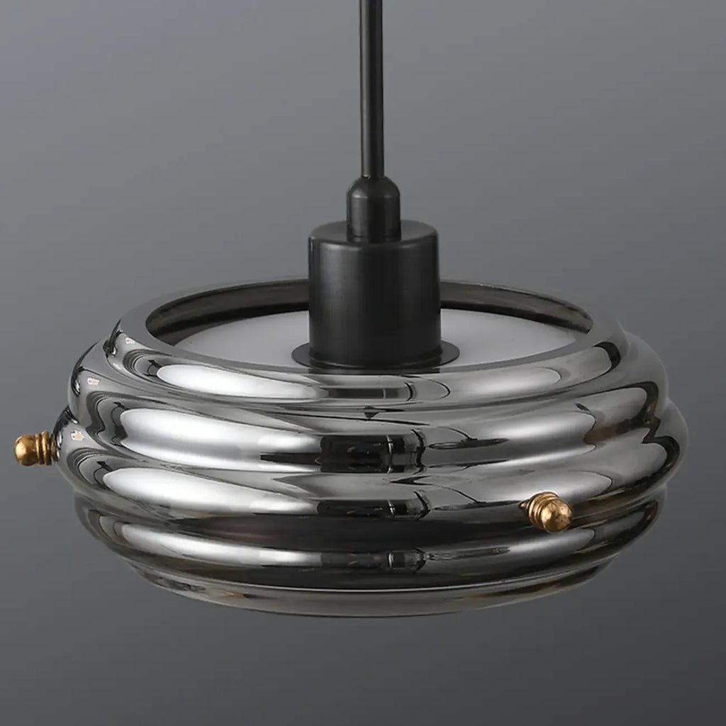 Suspension moderne en métal avec abat-jour cylindrique réglable pour îlot de cuisine