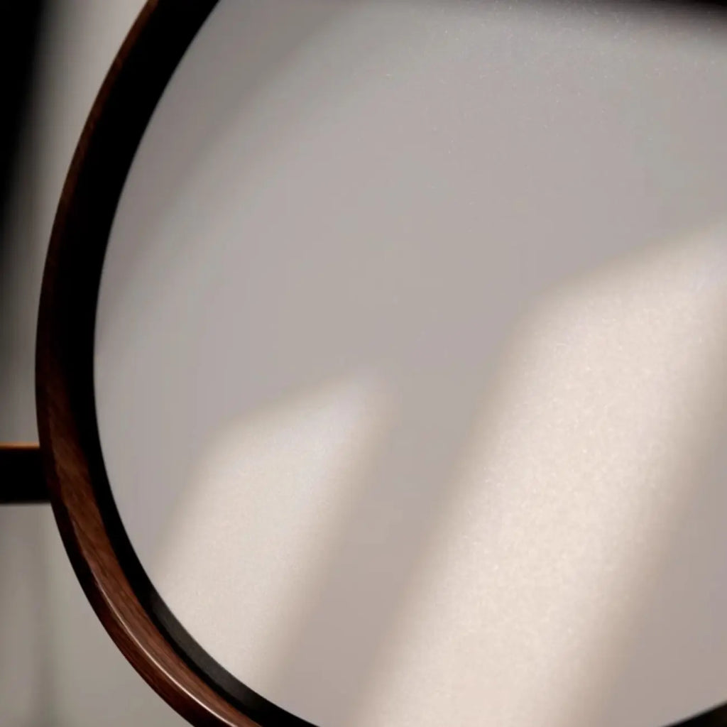 Plafonnier LED noir à intensité variable pour chambre à coucher