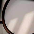 Plafonnier LED noir à intensité variable pour chambre à coucher