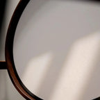 Plafonnier LED noir à intensité variable pour chambre à coucher