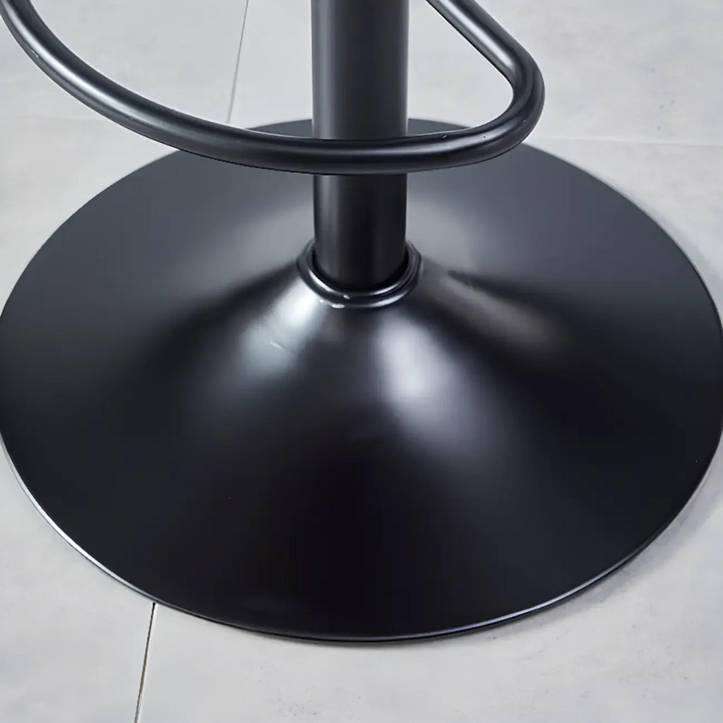 Tabourets de bar pivotants réglables en cuir