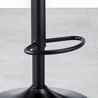 Tabourets de bar pivotants réglables en cuir