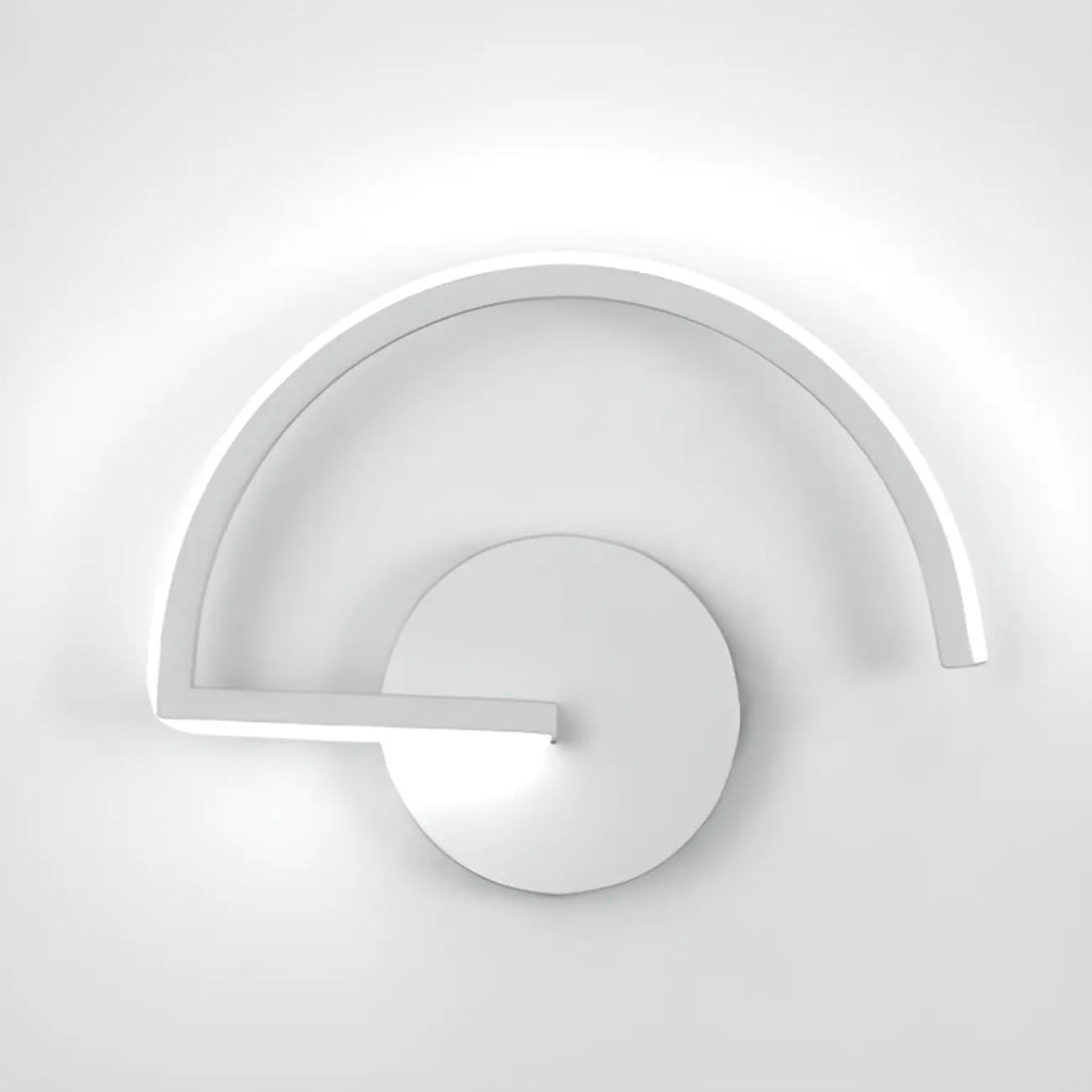 Applique murale LED noire minimaliste d'intérieur avec luminaire linéaire