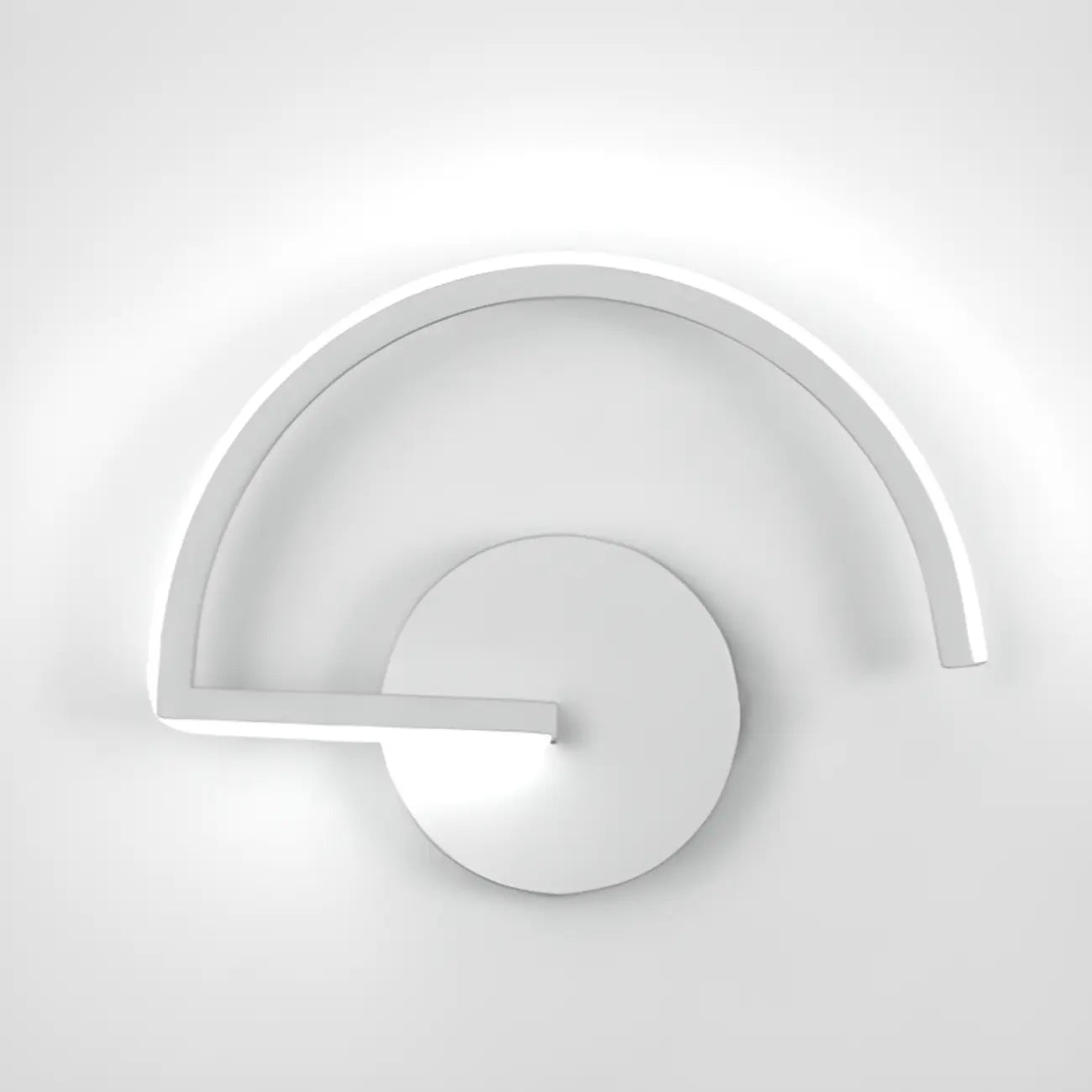Applique murale LED noire minimaliste d'intérieur avec luminaire linéaire