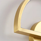 Applique murale LED noire minimaliste d'intérieur avec luminaire linéaire