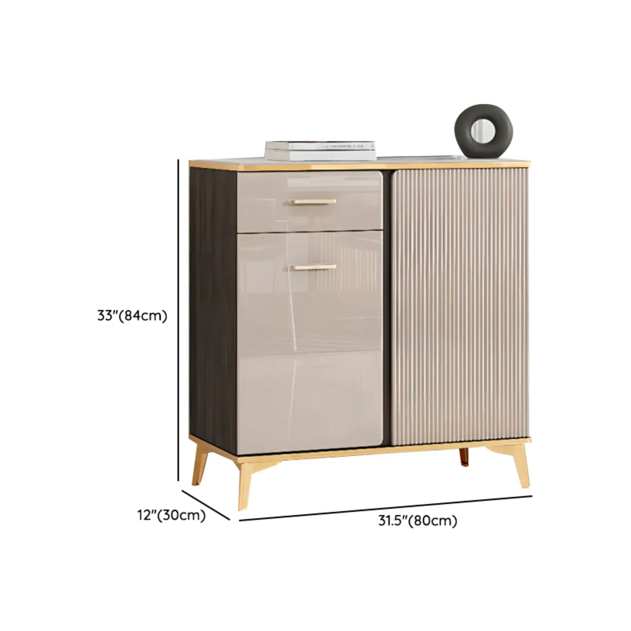 Buffet de salle à manger en bois réglable et élégant