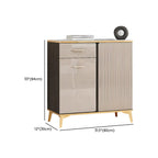 Buffet de salle à manger en bois réglable et élégant