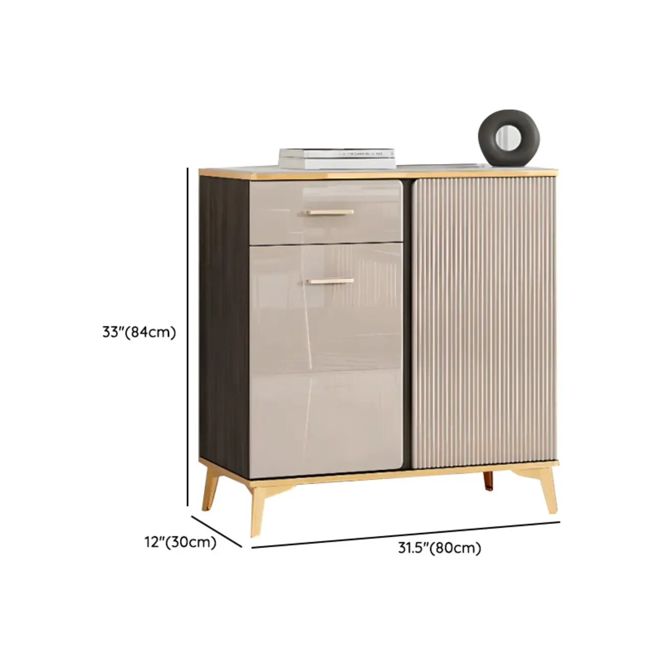 Buffet de salle à manger en bois réglable et élégant