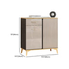 Buffet de salle à manger en bois réglable et élégant