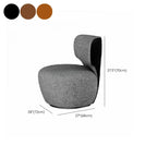 Fauteuil pivotant glamour en tissu résistant aux rayures