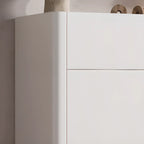 Meuble à chaussures d'entrée minimaliste en bois, réglable et à plusieurs niveaux