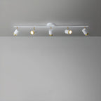 Plafoniera/spot a 4 luci LED dimmerabile, moderna, con testa regolabile