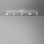 Plafoniera/spot a 4 luci LED dimmerabile, moderna, con testa regolabile