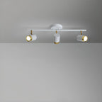 Plafoniera/spot a 4 luci LED dimmerabile, moderna, con testa regolabile