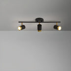 Plafoniera/spot a 4 luci LED dimmerabile, moderna, con testa regolabile