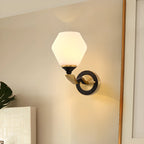 Applique murale géométrique moderne de 10 à 14 pouces pour usage résidentiel
