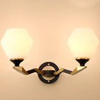 Applique murale géométrique moderne de 10 à 14 pouces pour usage résidentiel