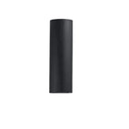 Applique murale cylindrique miniature en métal, éclairage LED chaud, orientable vers le haut ou vers le bas