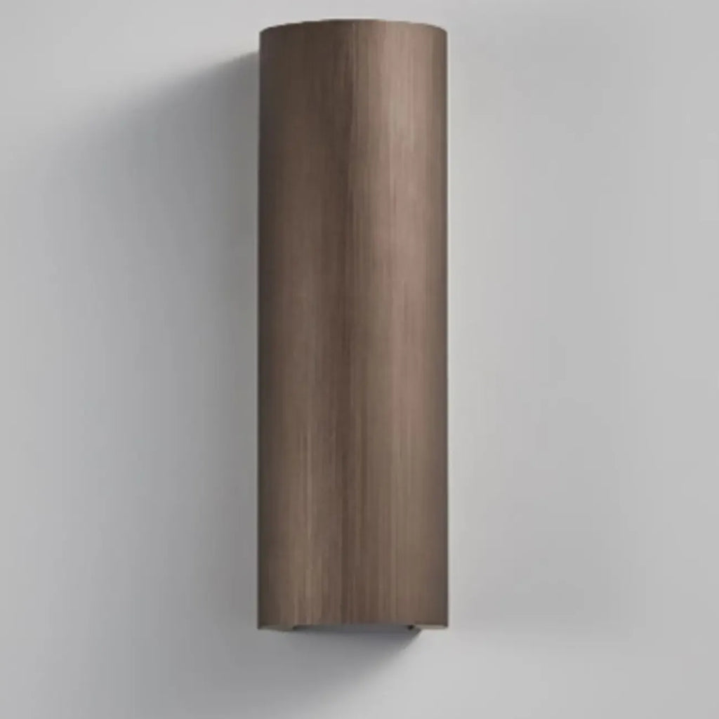 Applique murale cylindrique miniature en métal, éclairage LED chaud, orientable vers le haut ou vers le bas