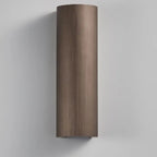 Applique murale cylindrique miniature en métal, éclairage LED chaud, orientable vers le haut ou vers le bas