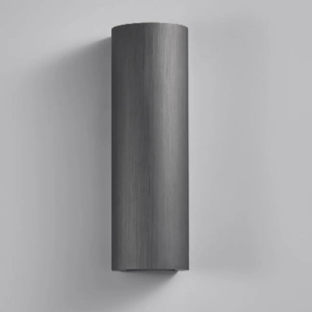 Applique murale cylindrique miniature en métal, éclairage LED chaud, orientable vers le haut ou vers le bas