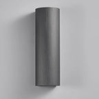 Applique murale cylindrique miniature en métal, éclairage LED chaud, orientable vers le haut ou vers le bas