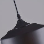 Suspension géométrique minimaliste en verre transparent pour la cuisine