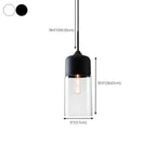 Suspension géométrique minimaliste en verre transparent pour la cuisine