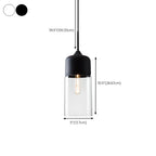 Suspension géométrique minimaliste en verre transparent pour la cuisine