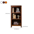 Bibliothèque d'avocat verticale classique à 5 niveaux en bois de bouleau