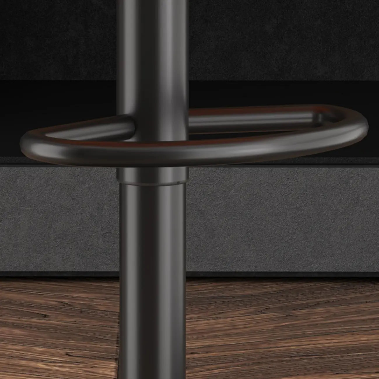 Tabourets de bar pivotants modernes en cuir à hauteur réglable
