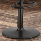 Tabourets de bar pivotants modernes en cuir à hauteur réglable