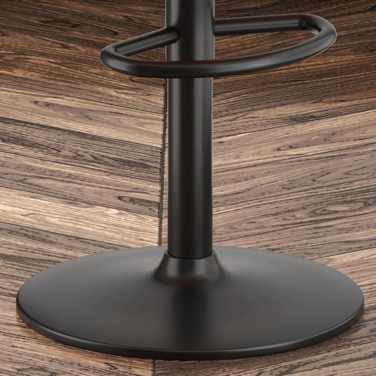 Tabourets de bar pivotants modernes en cuir à hauteur réglable