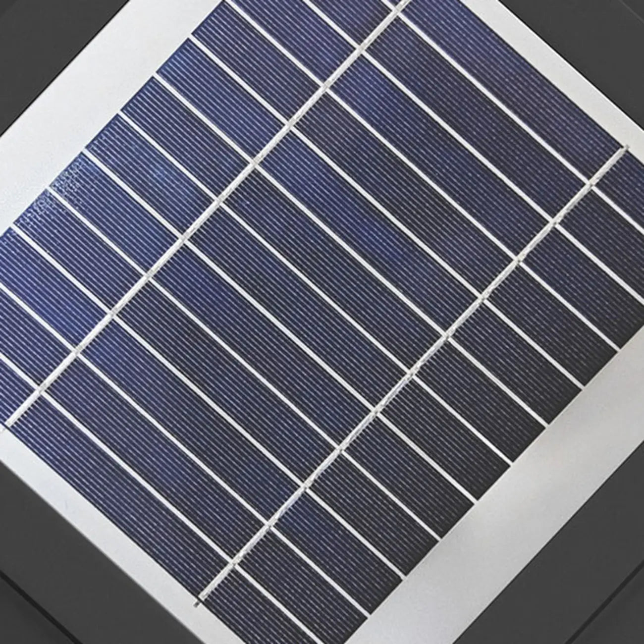 Lampes solaires carrées noires à 3 couleurs pour poteaux extérieurs