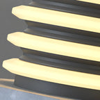 Lampadaires solaires cylindriques modernes à 4 couches pour l'extérieur