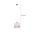 Suspension cylindrique élégante couleur ivoire pour intérieur