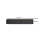 Mobile TV 79 Black Wood con cassetto e gestione cavi a lunga durata