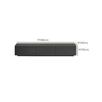 Mobile TV 79 Black Wood con cassetto e gestione cavi a lunga durata