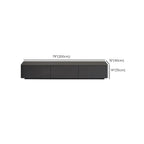 Mobile TV 79 Black Wood con cassetto e gestione cavi a lunga durata