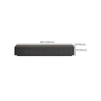 Mobile TV 79 Black Wood con cassetto e gestione cavi a lunga durata