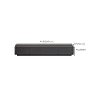 Mobile TV 79 Black Wood con cassetto e gestione cavi a lunga durata