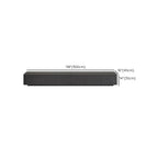 Mobile TV 79 Black Wood con cassetto e gestione cavi a lunga durata