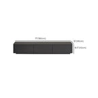 Mobile TV 79 Black Wood con cassetto e gestione cavi a lunga durata