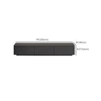 Mobile TV 79 Black Wood con cassetto e gestione cavi a lunga durata